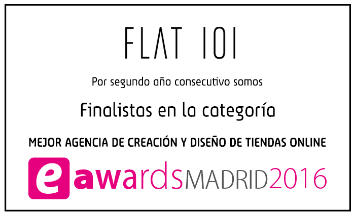 Flat101 finalistas en eAwards Madrid 2016