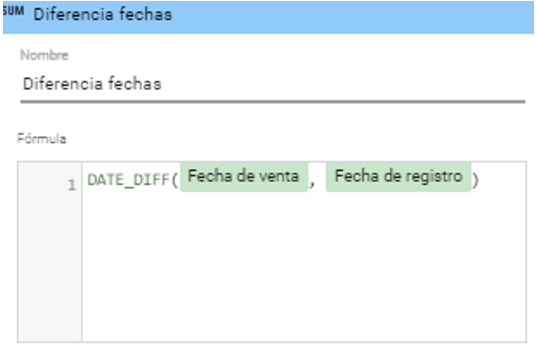 Diferencia de fechas con datastudio