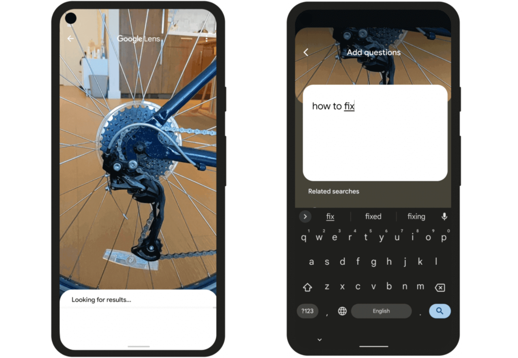 mum y google lens busquedas visuales