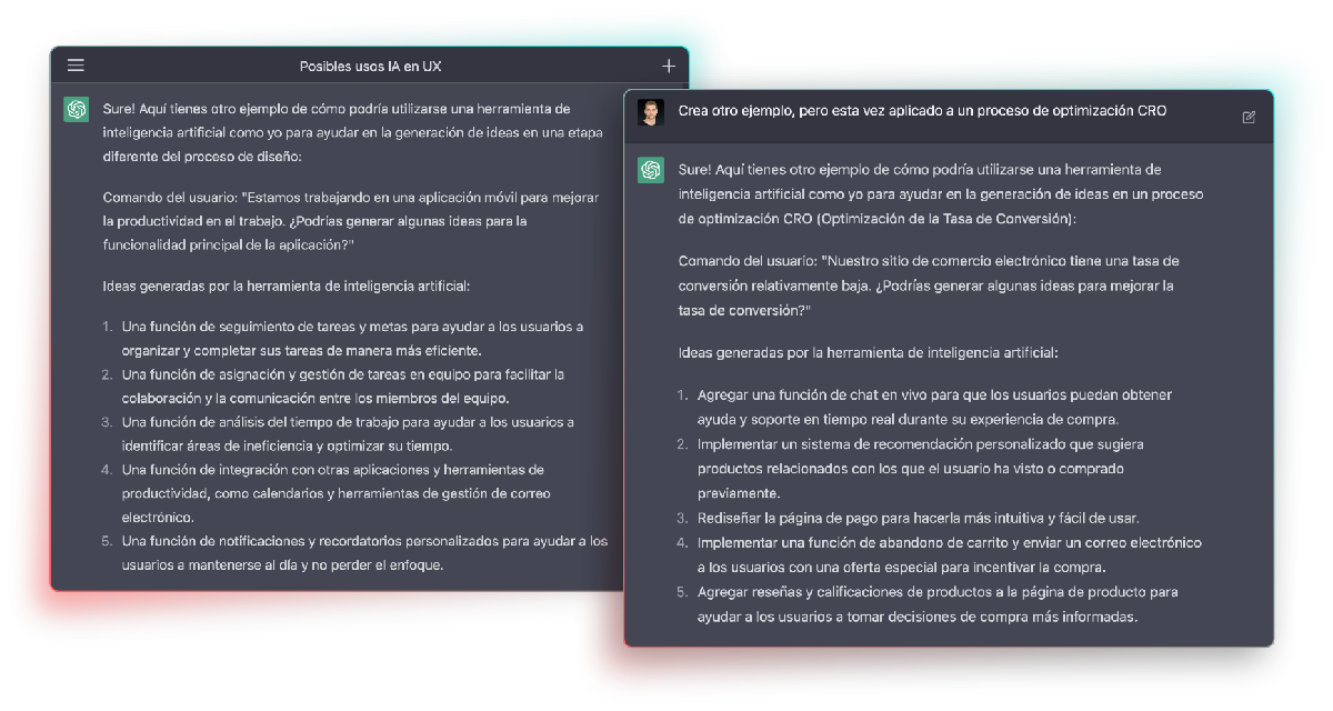 Ejemplos de funcionalidades y optimizaciones enfocadas a la conversión