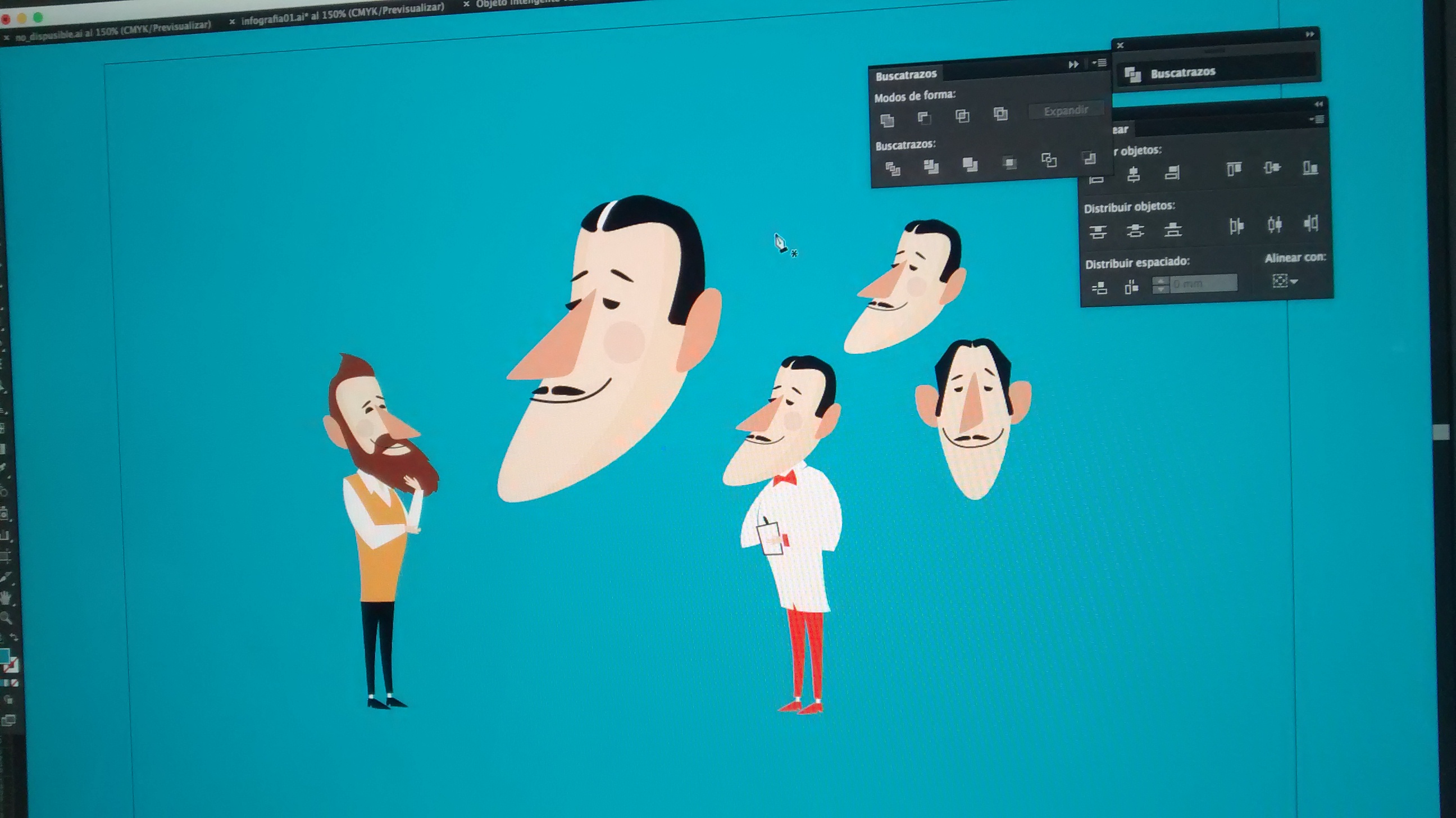 Proceso creativo infografía Biddus