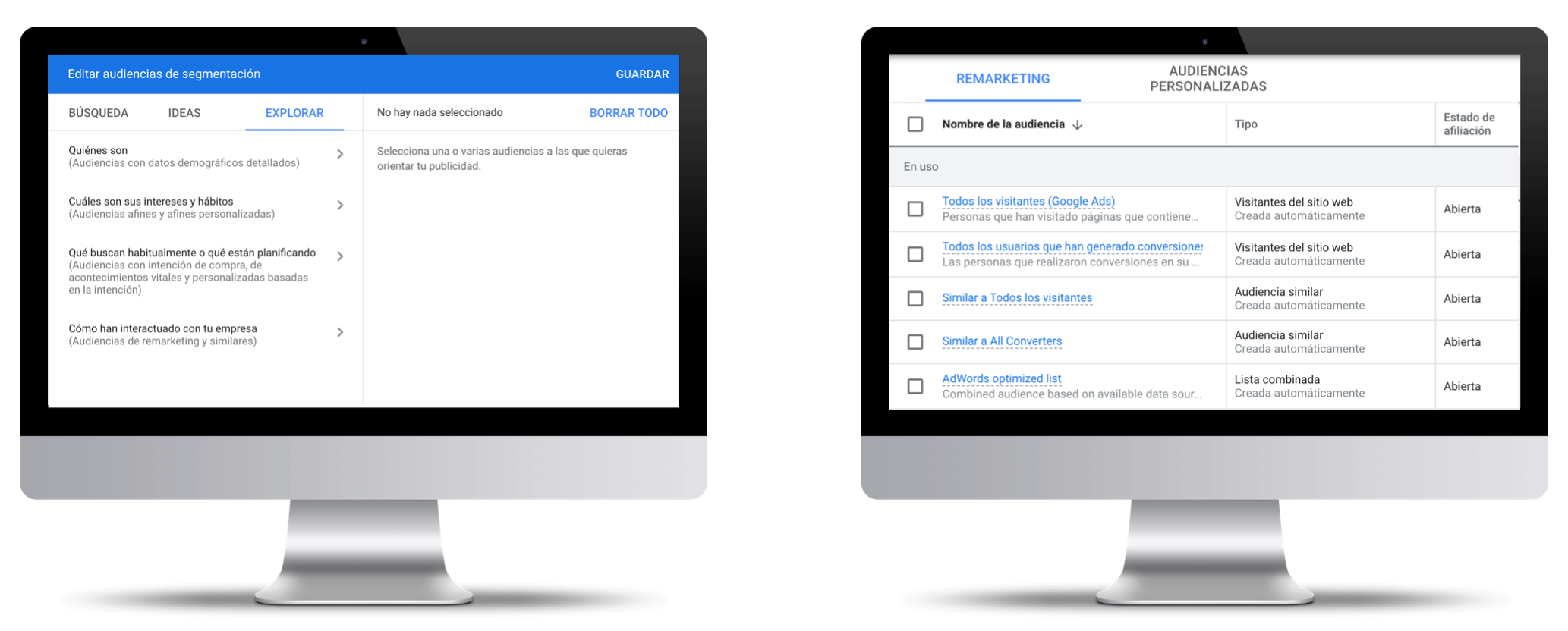 Audiencias Google Ads