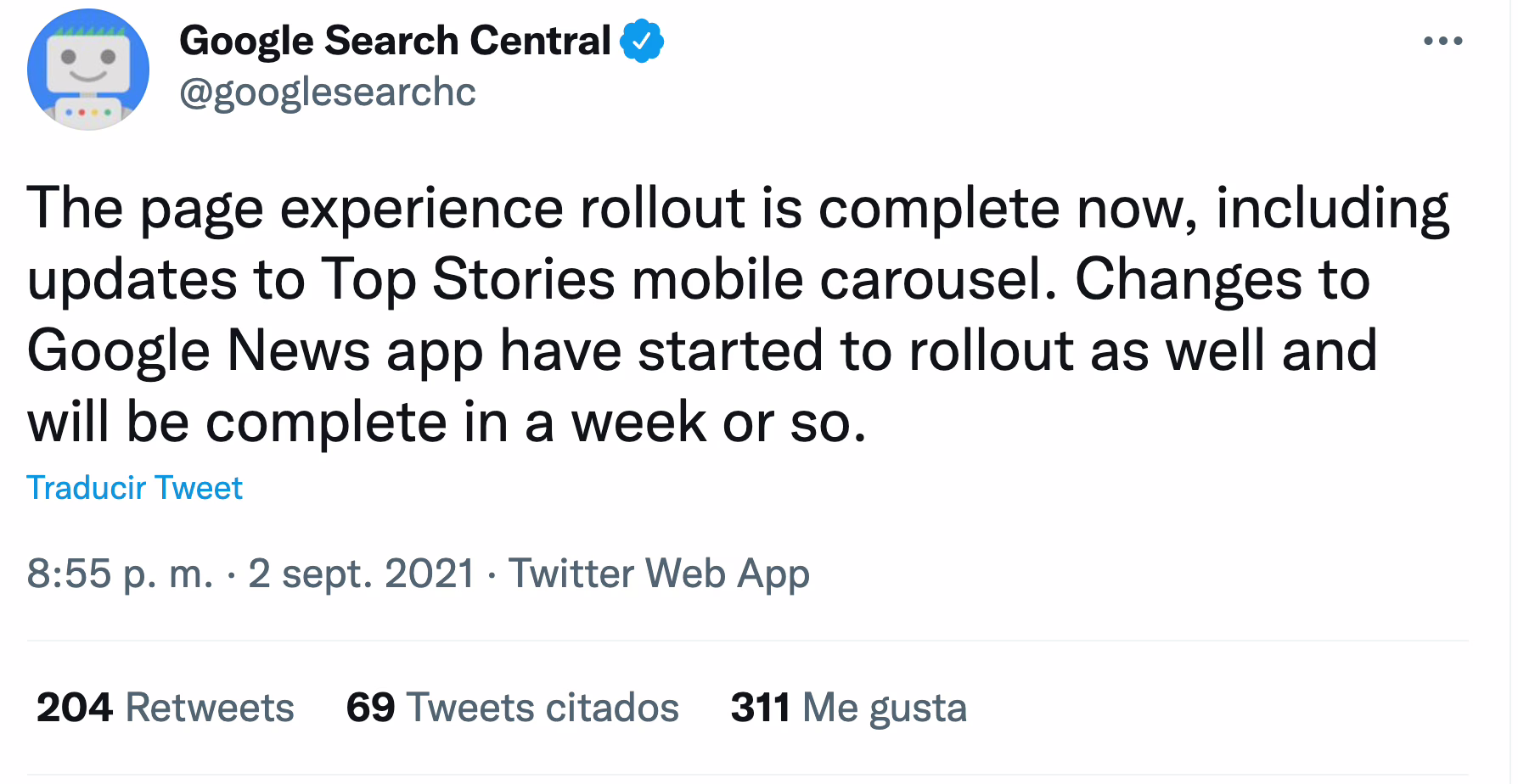 Análisis de Core Web Vitals