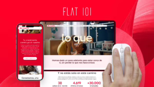 Capturas de pantalla de la versión de móvil y ordenador de la nueva imagen digital de Mapfre.